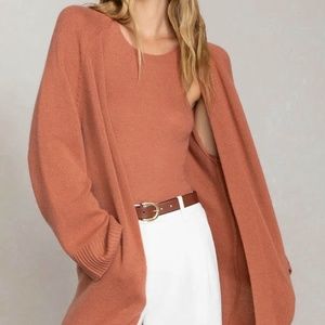 MAKENA LONGLINE CASHMERE CARDIGAN FROM NAKEDCASHMERE